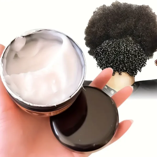 Crema definidora de rizos de aceite de ricino negro ROZINO 100g - Cuidado del cabello hidratante unisex-adulto con esqualano vegetal, hidrata y fortalece el cabello normal, evita enredos, fórmula ligera para todos los tipos de cabello - Imagen 2